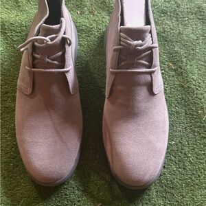 UGG New Men's Suede Lace-Up Shoes - Tan size 12